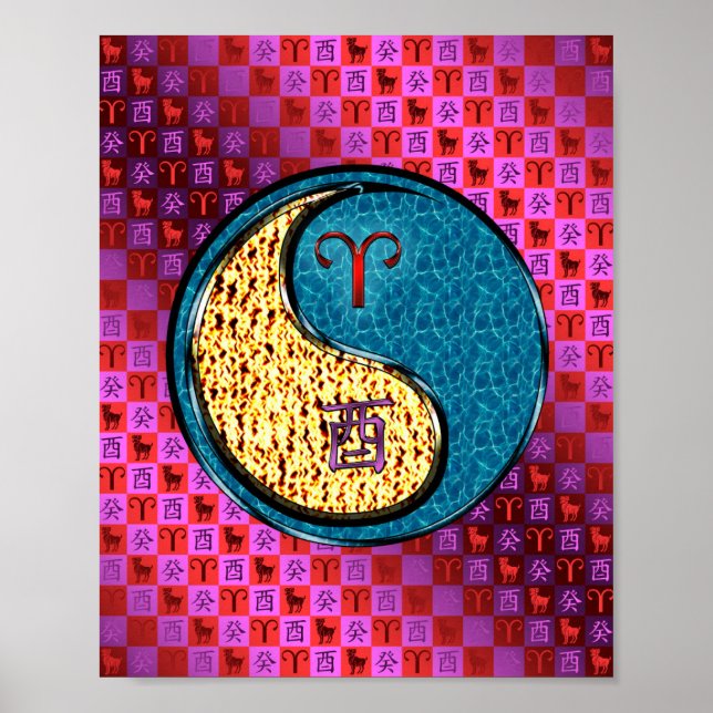 Poster Aries & Water Rooster (Frente)