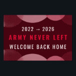 Poster ARIRANG Inspired Comeback Concert Printable Slogan<br><div class="desc">Celebrate the comeback era with this bold ARIRANG-inspired concert slogan banner. Designed in striking red, white, and black, this printable fan poster features the powerful message "2022 → 2025, ARMY Never Left, Welcome Back Home” Perfect for concerts, fan events, watch parties, or room décor, it captures the emotion of waiting...</div>