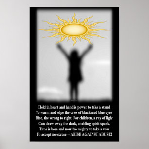 Póster Arise Against Abuse