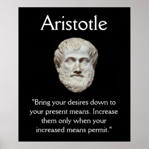 Póster Aristotle - controle de auto e citações do