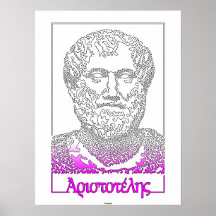 Póster Aristotle. Filósofo grego [015]