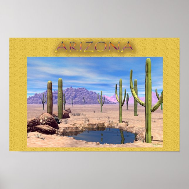 Póster "Arizona antiga" (Frente)