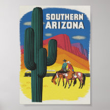 Arizona Boho Cactus Viagens vintage