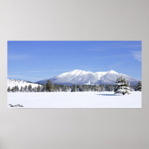 Póster Arizona de Prairie e San Francisco Peaks coberta p