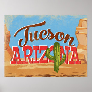 Poster Arizona de Viagens vintage de  de Tucson