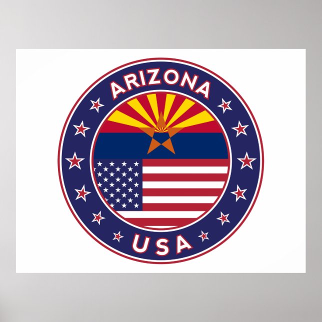Poster Arizona, Estados Unidos (Frente)