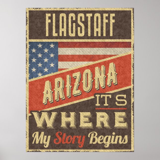 Poster Arizona Flagstaff (Frente)