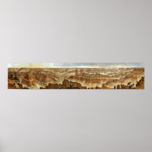 Póster Arizona Illustr do parque nacional do Grand Canyon