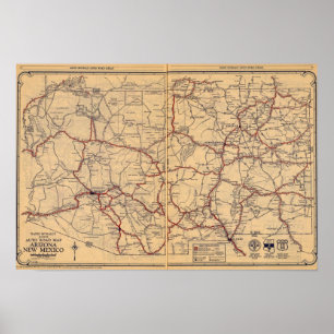Póster Arizona, New mexico