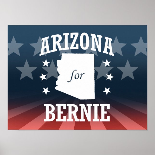 POSTER ARIZONA PARA BERNIE SANDERS (Frente)