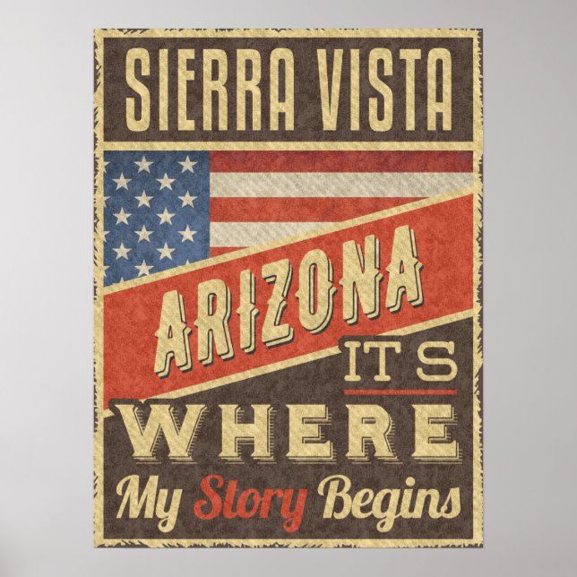 Poster Arizona Sierra Vista (Frente)