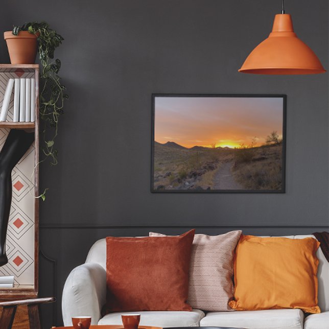 Poster Arizona Sudoeste do Deserto Sunset (Criador carregado)