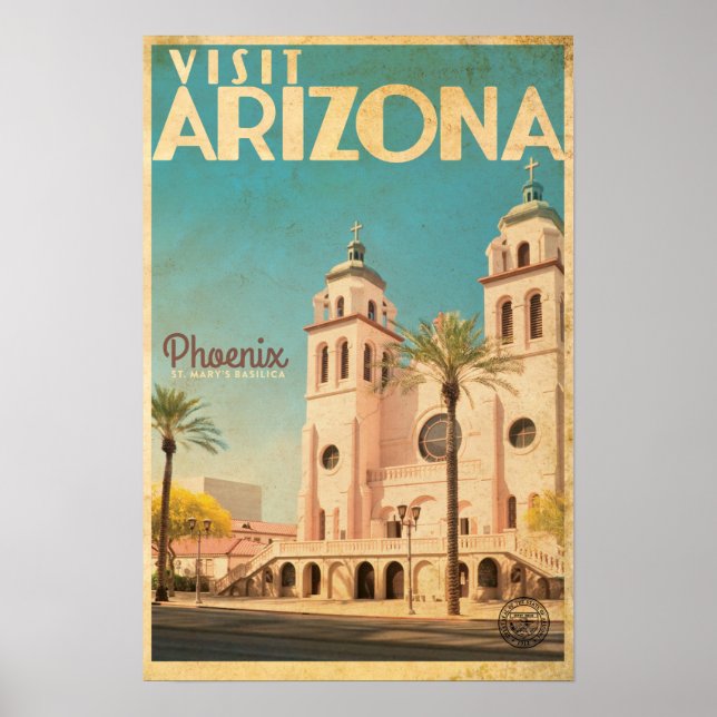 Póster Arizona Vintage (Frente)