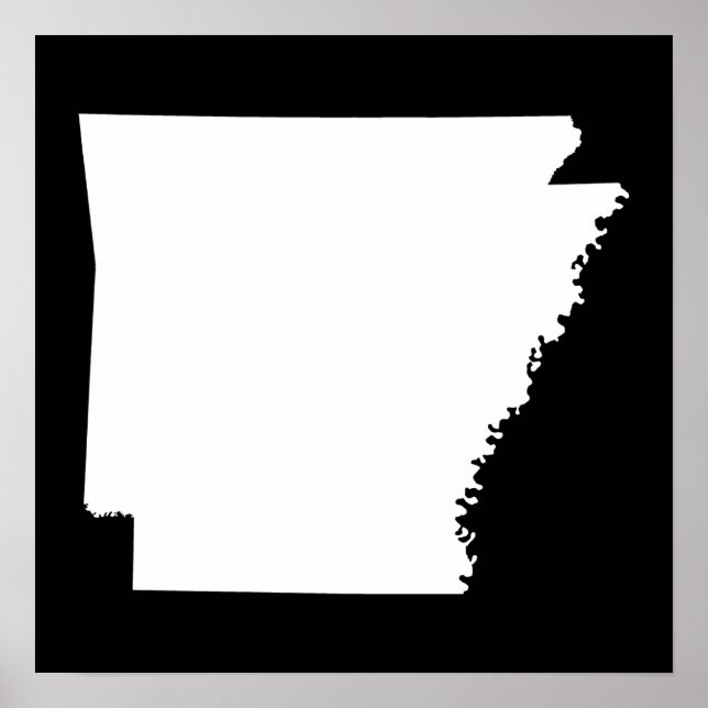Póster Arkansas em Branco (Frente)