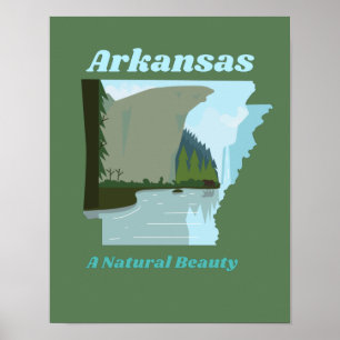Poster Arkansas: Uma Beleza Natural