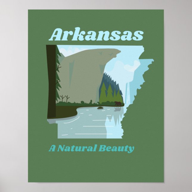 Poster Arkansas: Uma Beleza Natural (Frente)