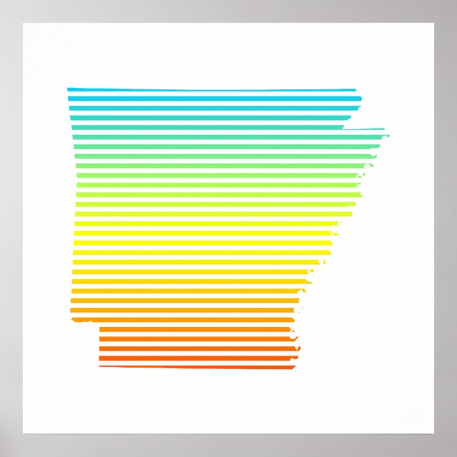 Poster arkKansas chill fade (Frente)