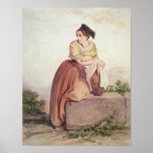 Poster Arlesienne da época de Daudet e Bizet (Frente)