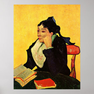 Poster Arlesienne por Vincent van Gogh