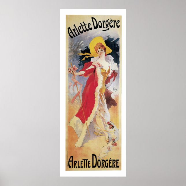 Póster Arlette Dorgere, 1904 Art Nouveau (Frente)
