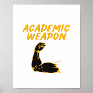 Poster Arma Acadêmica - Clássico Inspiracional