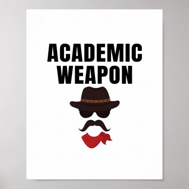Poster Arma Acadêmica - Clássico Inspiracional (Frente)