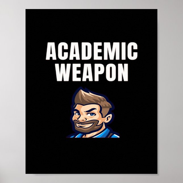 Poster Arma Acadêmica - Memo Clássico Inspiracional (Frente)