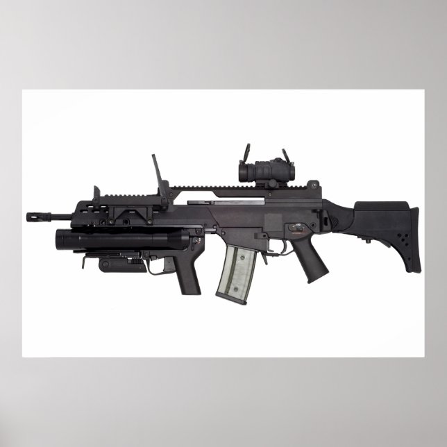 Poster Arma automática G36 (Frente)