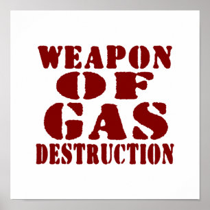 Póster Arma da destruição do gás