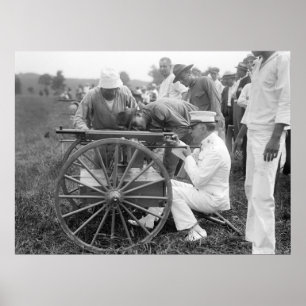 Póster Arma da Máquina WW1, 1917