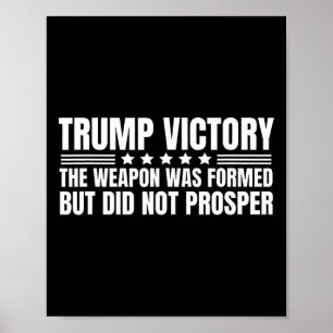Poster Arma de Vitória de Trump Formada Mas Não Prosperou