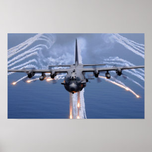 Póster Arma do espectro AC-130