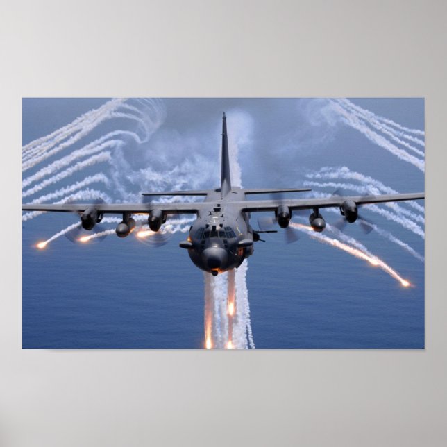 Póster Armadilha do Espectro AC-130 (Frente)