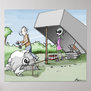 Póster Armadilha estrangeira do homem