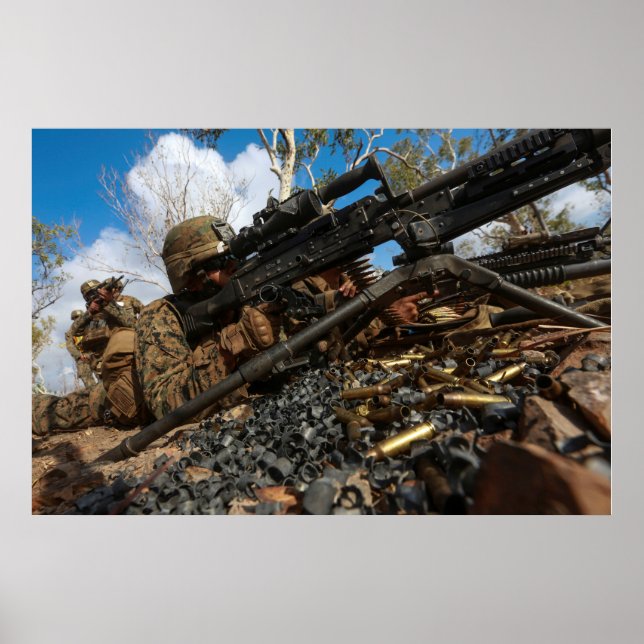 Poster Armadilha M240-B de Máquina Média (Frente)