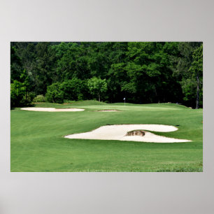 Poster Armadilhas de Areia do Curso Golf