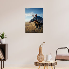 Poster Armadillo no Ouro Savannah