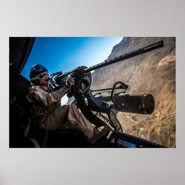 Poster Armador Marinho Descarrega em um Alvo (Frente)