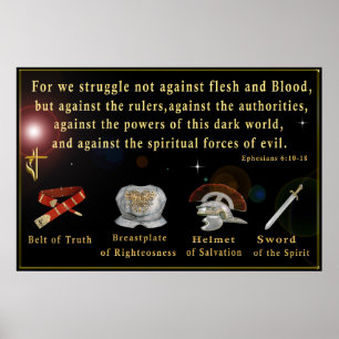 Poster Armadura de Deus