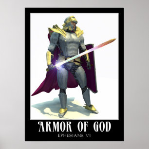 Poster Armadura de Deus