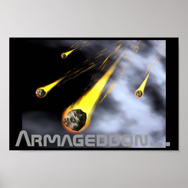Póster Armageddon (Frente)