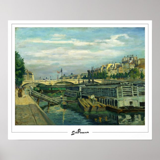 Poster Armand Guillaumin Zedign Cartaz de Arte #6 (Frente)