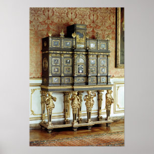Póster Armário da jóia de Louis XIV, oficina dos Gobeli