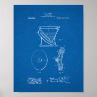 Armário de água - Patente de toucador - Blueprint