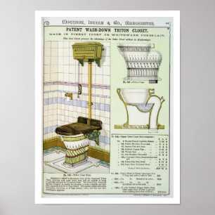 Poster Armário de Triton de um catálogo dos mercadorias