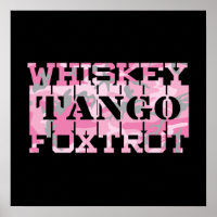 Armário Whiskey Tango Foxtrot Pink Camo