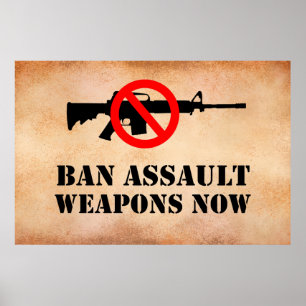 Póster Armas de assalto da proibição