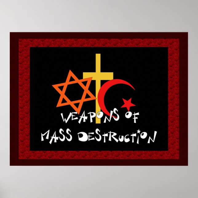 Póster Armas De Destruição Maciça (Frente)