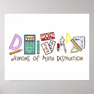 Poster Armas De Destruição Matemática