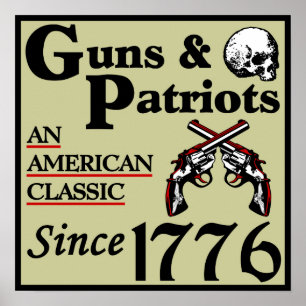 Poster Armas & patriotas!